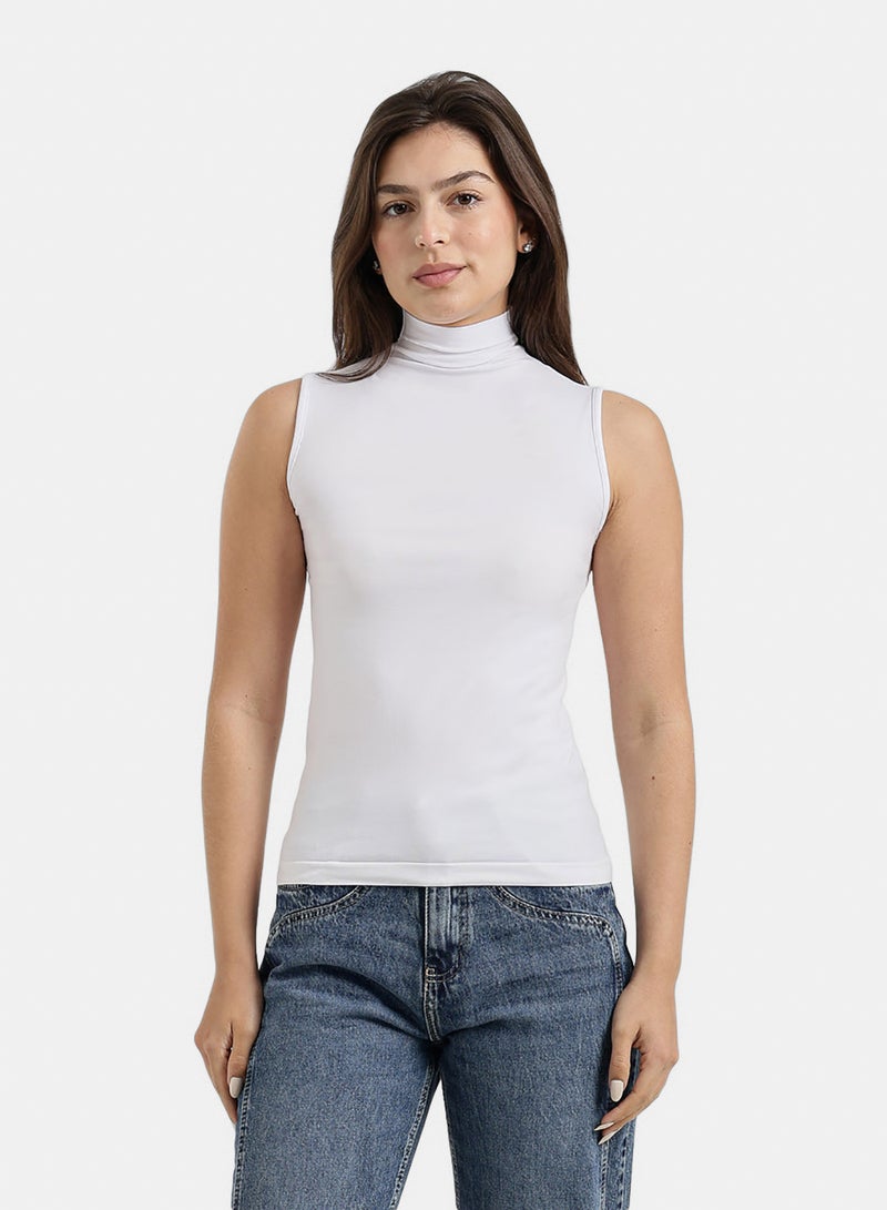 Carina Sleeveless High Neck Top - Image 1